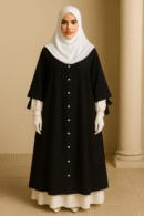 M1 موديل وقار بأزرار أمامية وتصميم كم مزدوج